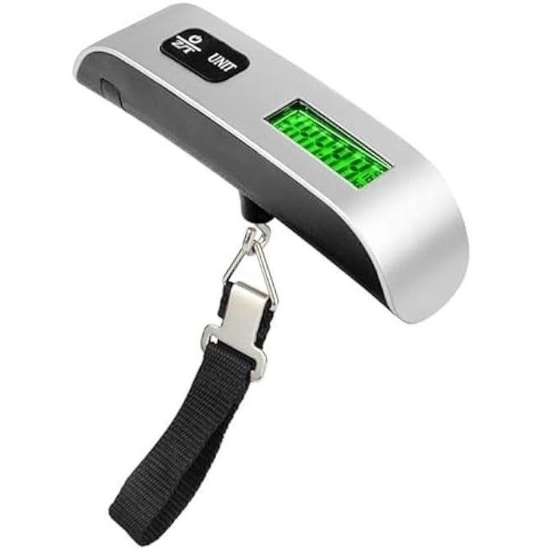 Digital Hanging Luggage Scale Portable Handheld Baggage Scale for Travel Suitcase Scale for Traveling with LCD Display 50Kg/110Lb, Multi, 1 Count (Pack of 1) - Image 1